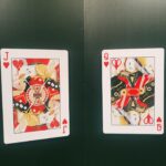 Riho Yoshioka Instagram - ユニさんの個展♡♠︎♢♧ 繊細でトキメキが詰まっていて、職人の技が光っていて 綺麗だった… 山盛りのパスタで作ったダイヤの♦️エース食べたい。 見てる時の友達もキランキランしてて可愛かった。 @yuni_yoshida @miki_yokota1227