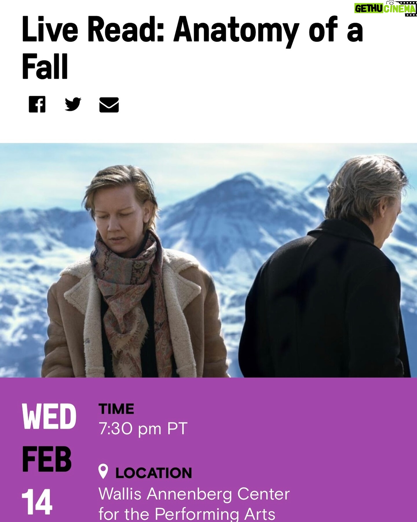 Riley Keough Instagram - If you don’t have Valentine’s Day plans come watch us live read Anatomy of a Fall by @justine.triet at the Wallis presented by @filmindependent on the 14th 💝