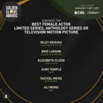 Riley Keough Instagram - Congratulations to everyone involved in @daisyjonesandthesix for the @goldenglobes nominations and a special shout out to Sammy @mrsamclaflin for his well deserved nomination 😻🫶🫶🫶