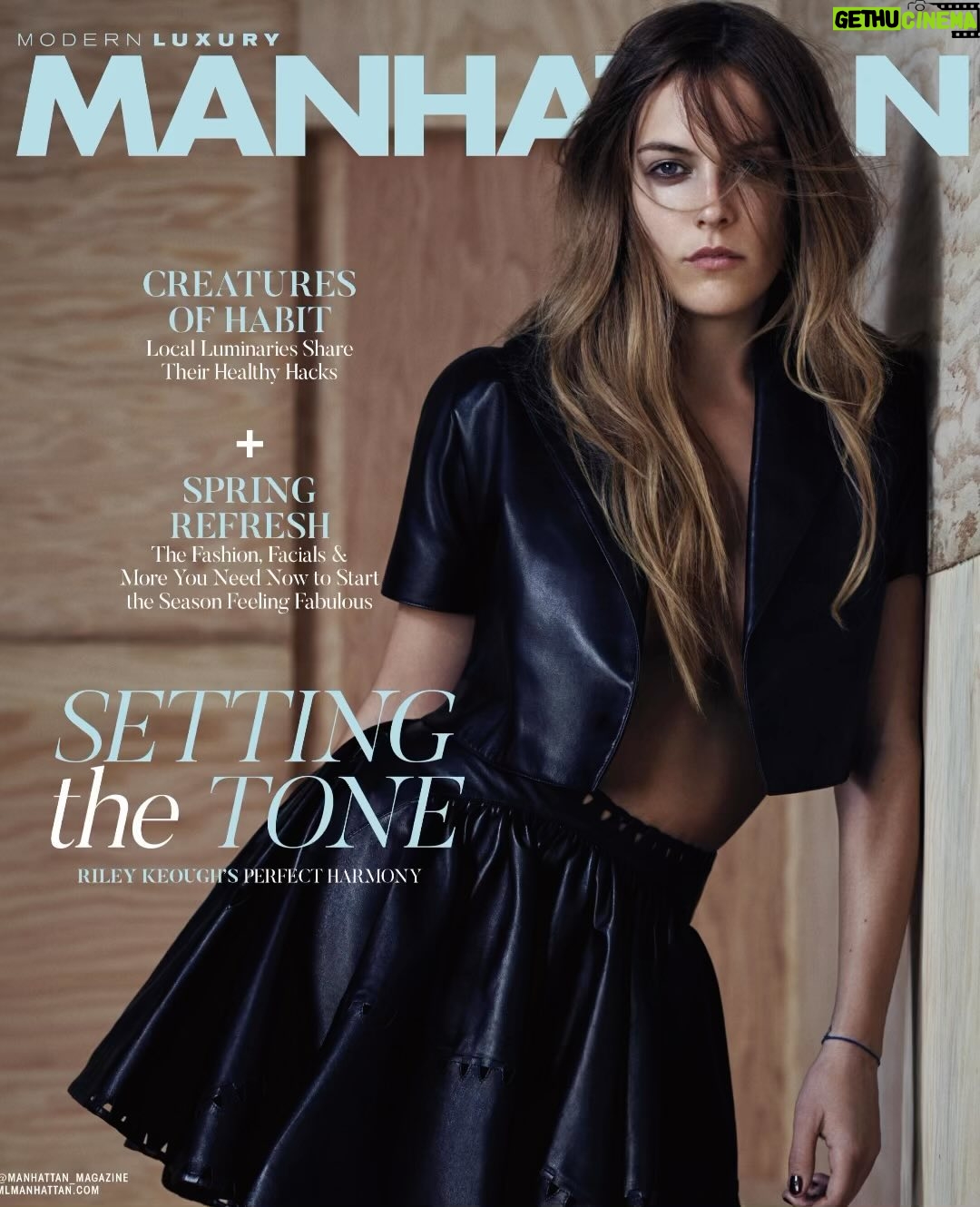 Riley Keough Instagram - Cover tour with @modernluxury — on newsstands now.