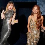 Riley Keough Instagram – Last night at the @vanityfair Oscar party ~ @celine @yslbeauty ✨ @marktownsend1 @beau_nelson @sweetbabyjamie