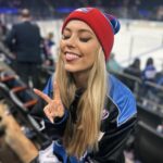 Riley Voelkel Instagram - Go #NYRangers 🏒 @thegarden @nyrangers 🖤#hightown