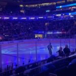 Riley Voelkel Instagram - Go #NYRangers 🏒 @thegarden @nyrangers 🖤#hightown