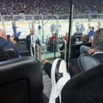 Riley Voelkel Instagram - Go #NYRangers 🏒 @thegarden @nyrangers 🖤#hightown