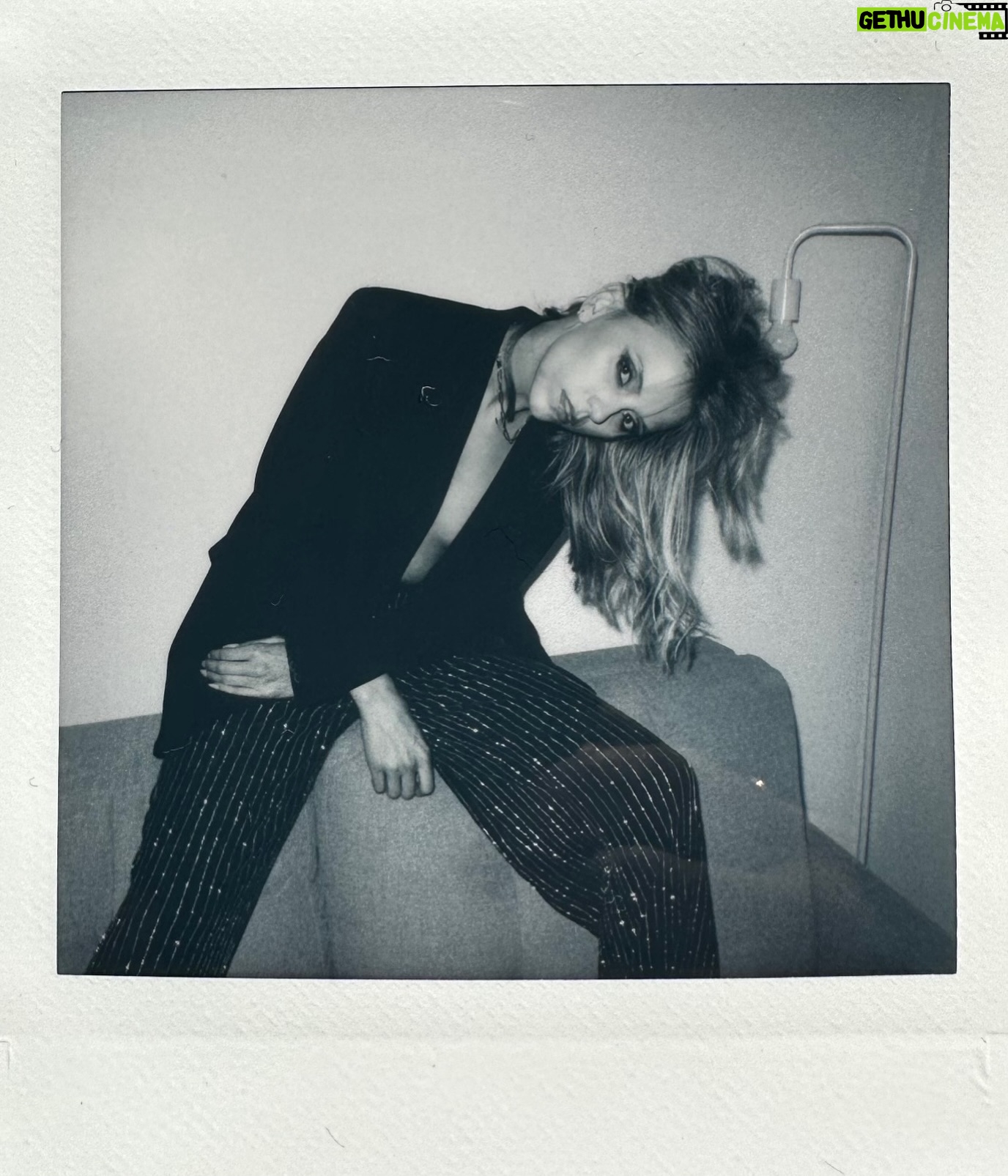 Riley Voelkel Instagram - Polaroids on the hardwood floor #Outtakes from @the.baremag Photo and makeup by @tina_turnbow 🖤