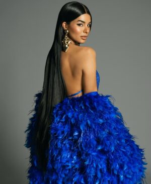 Rima Fakih Instagram - Blue my world 💙