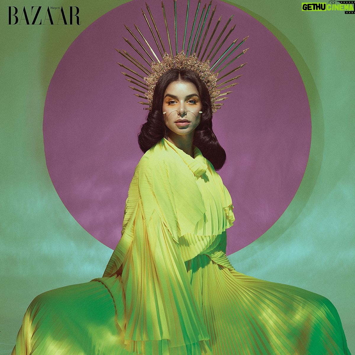 Rima Fakih - 21.2K Likes - “Mother Earth… enlighten what’s dark in our world” @bazaarvietnam