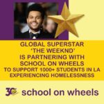 Rima Fakih Instagram - @theweeknd Abel your work never ends brother! I am grateful as @schoolonwheels ambassador to witness your help for over 1000 homeless kids. You are giving them a promising future through the gift of education. God bless