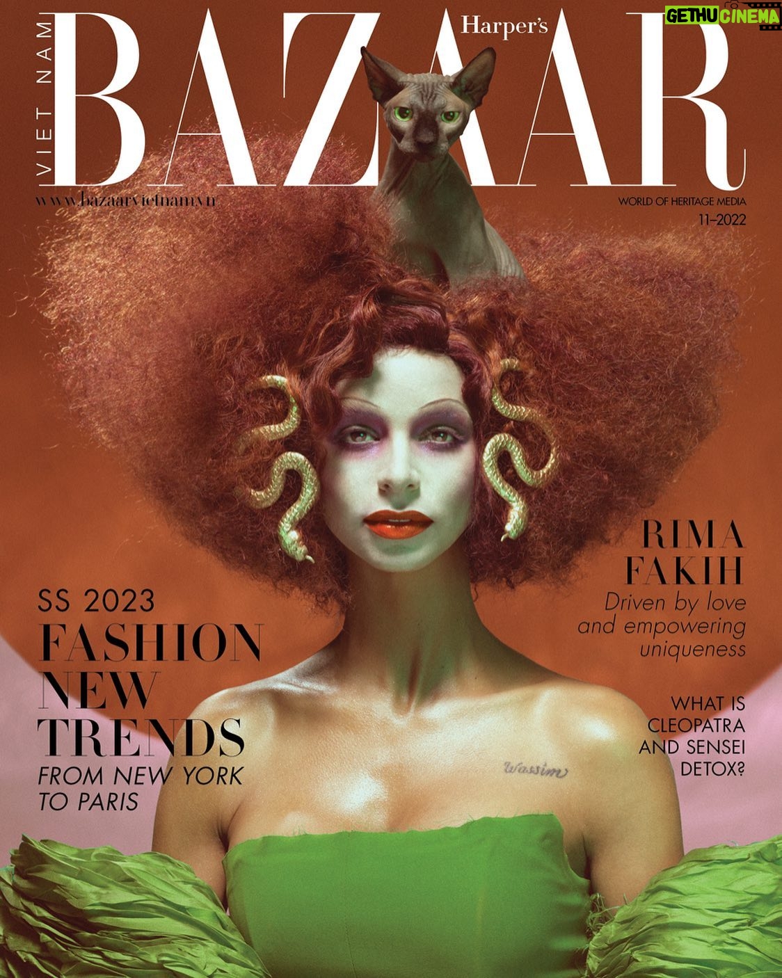 Rima Fakih - 24K Likes - cảm ơn việt nam thank you for having me on this months issue @bazaarvietnam I got to work with the amazing @franzszony and go crazy 😝love you baby for trusting my vision @salxo #mothernature