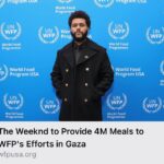 Rima Fakih Instagram - THIS…:THIS IS THE KIND OF LEADER THE WORLD NEEDS! @theweeknd God Bless you brother @wfpusa @worldfoodprogramme
