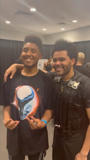 Rima Fakih Instagram - To my God sent brother Abel @theweeknd I have reached a point in where I don’t even know what to do or say to you to express my gratitude for your selfless kind acts. 
Last night after performing for 60,000 screaming fans in Miami you jumped off stage and made sure you got to meet Joshua and our beloved Mark from @bestbuddies who’s life you have already changed for the better. TRULY GRATEFUL FOR YOU 🙏🏽 #xo