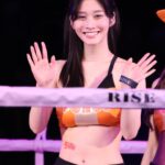 Rin Takahashi Instagram - #RISE176 ご来場頂いた皆様、ABEMAにてご視聴頂いた皆様ありがとうございました🙇‍♀️✨ 会場は満員🔥立ち見席のお客様もいらっしゃって、選手の皆様を応援するたくさんの声援もあり盛り上がっておりました🥊 そして今大会は記念すべき #RISE旗揚げ記念日 でもありました❤️‍🔥 白熱する打ち合いに終始見入ってしまいました👀 メインは数島大陸選手とクンスック・ペッティンディーアカデミー選手の試合！ 延長戦まで激しい打ち合いが続きました…！！ 数島大陸選手勝利おめでとうございます🏅✨🔥 手を振って下さったりお声かけ頂いた皆様、そして素敵なお写真を撮って下さった皆様ありがとうございました🥰 ボール投げもとても楽しかったです✨ 次の大会は3月17日ABEMA presents RISE ELDORADO 2024in東京体育館です🥊 この大会で、R-1SE Force2023でのラウンドガールの活動は最後となります🙇‍♀️ 皆様にお会いできますこと心から楽しみにしております❤️‍🔥