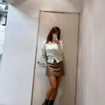 Rina Hashimoto Instagram - 🛍️ 最近新しく買った CELINEの帽子とベルト☺️ あとは JILSANDERのバッグ👜 matinkimのカーディガンも韓国で購入✨ お気に入りが増えていくっ🩷 あっという間に夏服になりそうですが😕