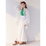 Rina Ikoma Instagram - . 2023.04.06 "MURUA” SPRING COLLECTION #MURUA @murua_official #生駒里奈 #生駒ちゃん