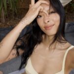 Rina Sawayama Instagram – body is in Texas, mind is in Ibiza 🧘🏻‍♀️