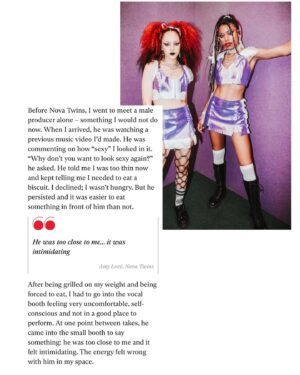 Rina Sawayama Instagram - happy international women’s day to all women, and in particular the women who have to fight silent battles with this industry on a daily basis! 

It’s the first time I’ve been honest about my past year (or to a level of detail I feel safe to). Honestly my mental health has been awful and though I was able to complete my 2023 commitments I can’t say it’s been the same this year. I’m sorry if I’ve let you down, my fans have been the shining light in all this. You’re always so supportive of me and I appreciate it so much. I’ve been lucky to have found ways to keep my business afloat and support myself as well as my team, but when it comes to new music I can’t release another album under my current conditions. I feel really trapped and don’t know what to do. 

Thank you to the women who bravely shared their story here, and to Roisin and Chloe for bringing it all together. you can read it in my stories (as you might expect there’s lots of trigger warnings). 

I’ve felt enlivened by the strength in this article, but I’ve also cried at how truly rotten the industry is. This is just a FRACTION of what actually goes on. Ive heard more stories like this, some worse, in private from other artists. There are men who have done horrible things to multiple women who have very secure jobs in high places. It’s truly terrifying. 

If you wanna help us you can share the article and send words of love and support to those featured. I would like to see more publications amplify this endemic problem outside of this one day too. Like I said in the article I don’t know a single woman who has not experienced some form of misogyny. As someone whose passion in music at school was taken advantage of by a music teacher who proceeded to then groom me for several years in my teens, it starts young. The music industry is absolutely due a MeToo movement and we need your amplification. Otherwise these artists will disappear from the industry. I don’t want any young person to ever have to experience what some of these women have. I want men to amplify this too. 

This is our workplace and women don’t deserve to be treated like this. This is not some rite of passage and this needs to stop