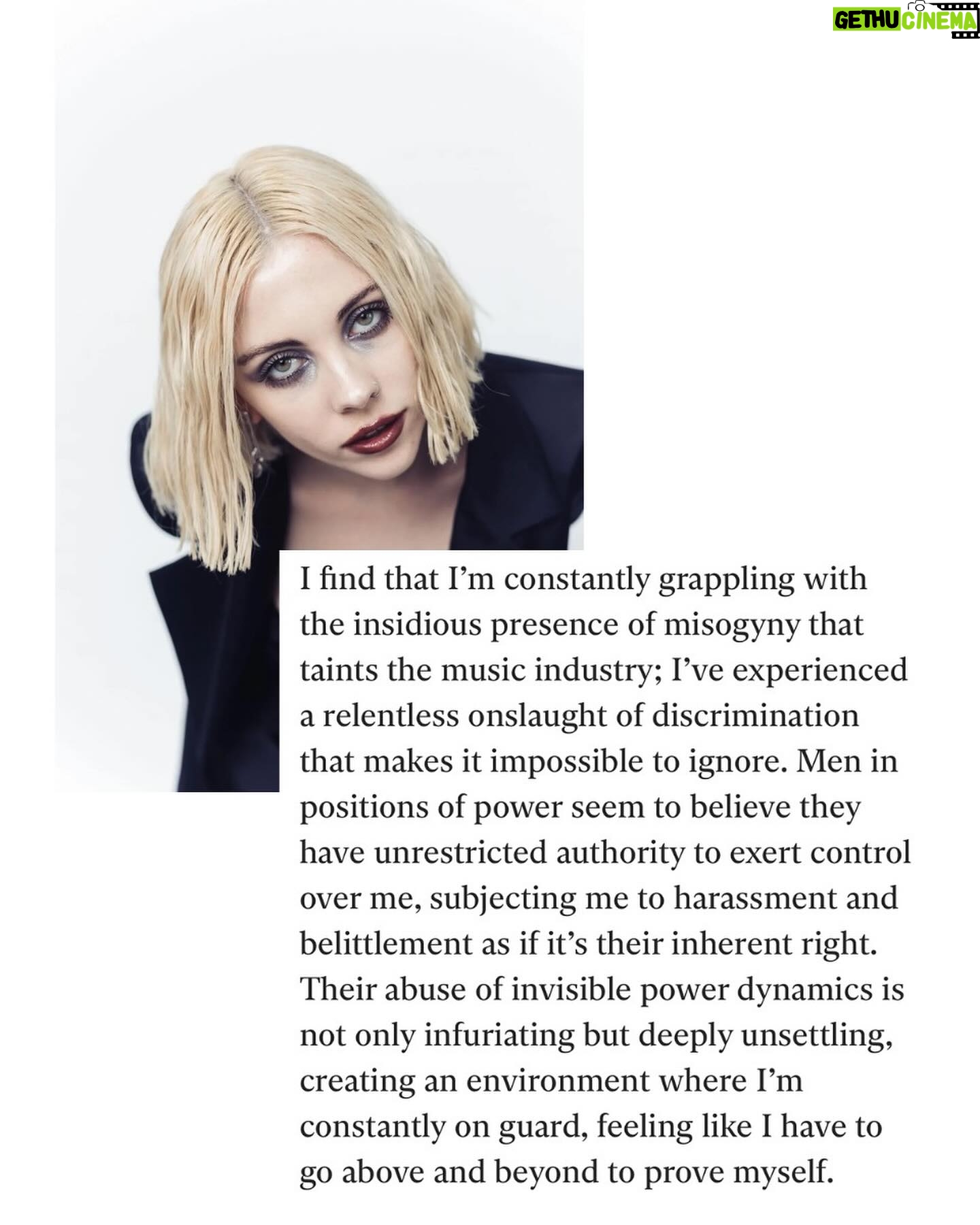 Rina Sawayama - 3 Likes - happy international women’s day to all women, and in particular the women who have to fight silent battles with this industry on a daily basis!
It’s the first time I’ve been honest about my past year (or to a level of detail I feel safe to). Honestly my mental health has been awful and though I was able to complete my 2023 commitments I can’t say it’s been the same this year. I’m sorry if I’ve let you down, my fans have been the shining light in all this. You’re always so supportive of me and I appreciate it so much. I’ve been lucky to have found ways to keep my business afloat and support myself as well as my team, but when it comes to new music I can’t release another album under my current conditions. I feel really trapped and don’t know what to do.
Thank you to the women who bravely shared their story here, and to Roisin and Chloe for bringing it all together. you can read it in my stories (as you might expect there’s lots of trigger warnings).
I’ve felt enlivened by the strength in this article, but I’ve also cried at how truly rotten the industry is. This is just a FRACTION of what actually goes on. Ive heard more stories like this, some worse, in private from other artists. There are men who have done horrible things to multiple women who have very secure jobs in high places. It’s truly terrifying.
If you wanna help us you can share the article and send words of love and support to those featured. I would like to see more publications amplify this endemic problem outside of this one day too. Like I said in the article I don’t know a single woman who has not experienced some form of misogyny. As someone whose passion in music at school was taken advantage of by a music teacher who proceeded to then groom me for several years in my teens, it starts young. The music industry is absolutely due a MeToo movement and we need your amplification. Otherwise these artists will disappear from the industry. I don’t want any young person to ever have to experience what some of these women have. I want men to amplify this too.
This is our workplace and women don’t deserve to be treated like this. This is not some rite of passage and this needs to stop