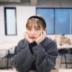 Rio Uchida Instagram - ブラウンリップにベロアのカチューシャするだけでなんかおしゃれした感じになる✌️マスカラもブラウン！ #カチューシャ #頭痛くなるよね #4時間が限界なり