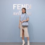 Rio Uchida Instagram - 🩵 FENDI 🩵 2025年に創業100周年を迎えるFENDI。 「セレリア1925(Selleria 1925)」の発売を記念して、フェンディのクラフツマンシップを体験できる唯一無二のポップアップストア「Fendi Selleria(フェンディ セレリア)」が3月26日(火)～ 3月31日(日)に渋谷のTOKYO MEDIA DEPARTMENTで開催されています。 イタリアのレザー工場の職人さんが期間限定で来日されて、バッグの製造工程を見せてくれたり、色々なことを体験できました💛 私は水色でまとめた上品で爽やかなコーディネートにしたよ🩵 @fendi #FendiSelleria #PR