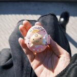Rio Uchida Instagram – ラジオでも話したガチャ友と
ガチャガチャリベンジの旅に行ってきて
念願のたまごっちGETしたぜええええ🩷
くりてん4回目ででたーーーーっ✌️

ANGEL BLUEのガチャはなかった🥲
またリベンジします！