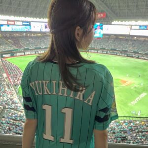 Risa Yukihira Instagram - 背番号はラッキーナンバーだよ✌︎
