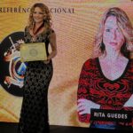 Rita Guedes Instagram – Hoje eu quero falar do “ Prêmio Selo Referência Nacional “, em que eu recebi a “ Medalha de Referência Nacional” ,  pelo conjunto do meu trabalho . 
Um prêmio feito pela ANCEC ( Agência Nacional de Cultura, Empreendedorismo e Comunicação) . 
Fiquei muito feliz por essa medalha e agradeço a todos da @ancec_ 
🎬🎭 #arte #cultura #nacional