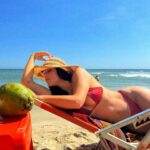 Rita Pereira Instagram – Just another day at the beach 🌴