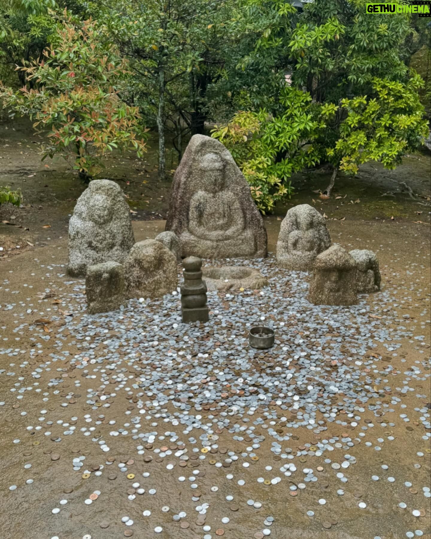 Rita Pereira Instagram - Mau tempo mas Kyoto lindo na mesma. Hoje fomos ao Kinkaku-ji Temple, ao Nishiki Market e ao Fushimi Inari-taisha. Ficou a faltar-nos 2 sítios incríveis mas esta chuva não ajudou. #kyoto #quioto #japan #japão #kinkakujitemple #nishikimarket #fushimiinaritaisha #family #vacation #famvacay