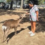 Rita Pereira Instagram - Hoje foi dia de Nara, de bambis e de um dos jardins mais bonitos que já vi na vida - Isuien Garden 🌳 #japan #family #love #garden #isuiengardennara #nara