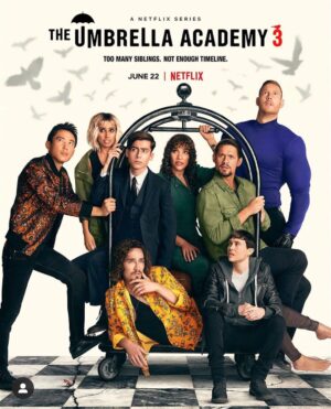 Ritu Arya Instagram - Super. Sibling. Rivalry. Season 3 of The Umbrella Academy premieres…

June 22 @netflix