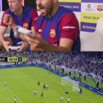 Robert Lewandowski Instagram - Gündo scoring against the real Lewy with the virtual Lewy? 🙃🤣 The 2 players play an @efootball game with the “eFootball™️ Championship 2024 FC Barcelona” finalists! 🎮