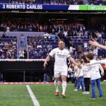 Roberto Carlos Instagram – ¡Encantado de veros a todos, Madridistas!
Gran día de muchos recuerdos en nuestra casa. 
¡Enhorabuena a la @Fundacion.RealMadrid y al @RealMadrid por esta iniciativa con el Corazón Classic Match!