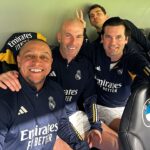 Roberto Carlos Instagram – ¡Tarde increíble con amigos en el Santiago Bernabéu!
@Zidane | @IkerCasillas | #SantiSolari
