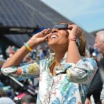 Robin Roberts Instagram – BTS moments before @robinrobertsgma and @whitjohnsontv saw the total solar eclipse! ☀️🌑