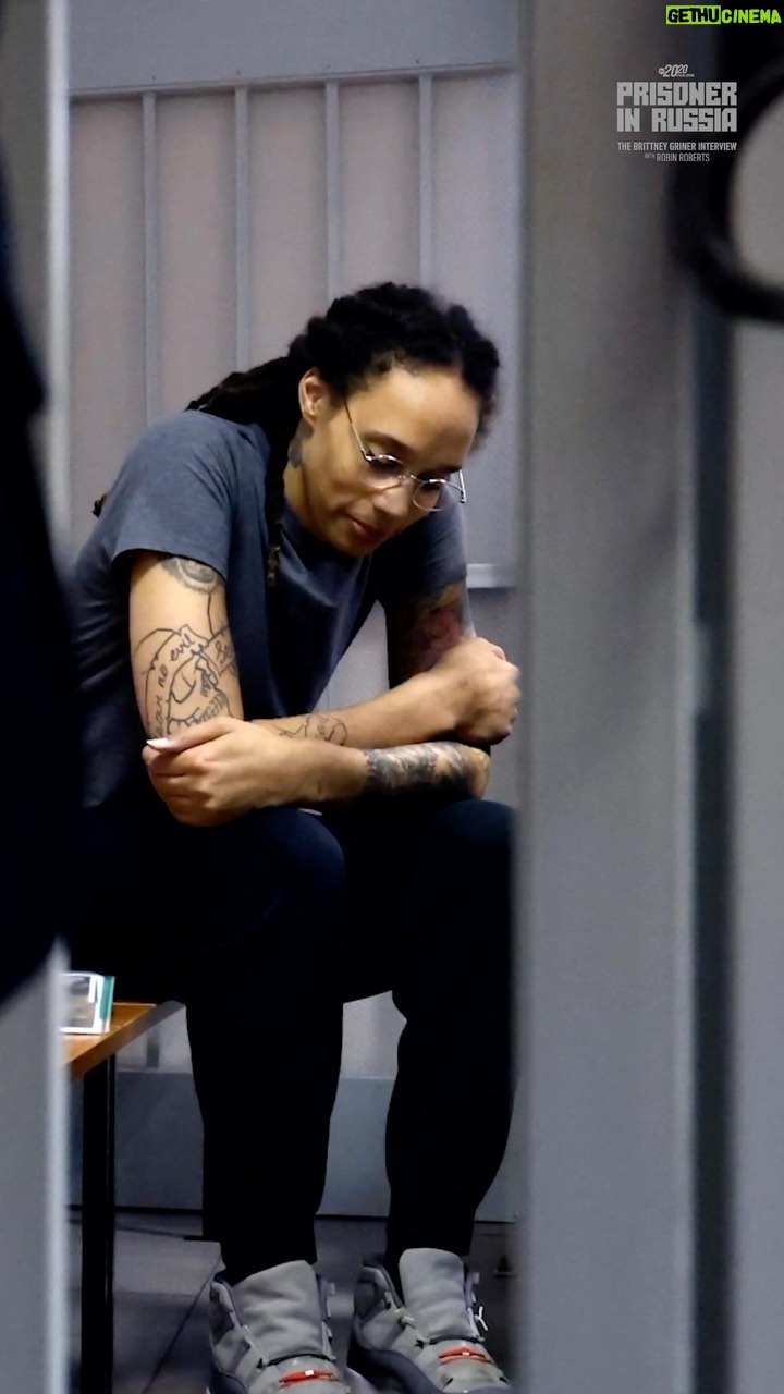 Robin Roberts Instagram - On August 4, 2022, Brittney Griner was sentenced to nine years in a Russian prison. In an emotional video call with her wife following the sentencing, Brittney said she broke down in tears upon seeing her face. Ultimately, Griner was released in a prisoner swap on December 8, 2022, after nearly 10 months in prison. @RobinRobertsGMA’s full @abc2020 special ‘Prisoner in Russia: The Brittney Griner interview’ is available to stream on @Hulu. #BrittneyGrinerOnABC