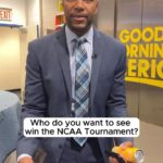 Robin Roberts Instagram - Let the #MarchMadness begin! 🏀 @robinrobertsgma, @michaelstrahan and @ginger_zee tell us who they want to see win the @marchmadnessmbb! Who do you want to see come out on top? ⬇️