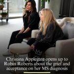 Robin Roberts Instagram - EXCLUSIVE: Christina Applegate opens up to @robinrobertsgma about the grief and acceptance on her MS diagnosis. Watch the full interview tomorrow on GMA.