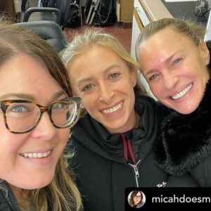 Robin Wright Instagram - Devil’s Peak @devilspeakmovie is out now! Loves working with my son @at_easeladies and such a great crew! @micahdoesmakeup 🙏