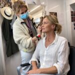 Robin Wright Instagram - Recently #wrapped Damsel @damseltv in Portugal #tomarportugal Had a blast with Pippa (hair & makeup) @pipwoods #lovemycrew and I #lovemyjob @milliebobbybrown @netflix @whatsonnetflix 2023! Thank you! #castcrew