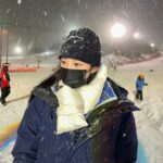 Roh Yoon-seo Instagram - 눈송이 펑펑펑••🌨️⛷️☃️🏂🫠