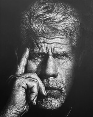 Ron Perlman Instagram - Never stop being flattered when great artists direct their talents this way… with gratitude!
Repost from @artbysamabdul
•
My latest painting, a tribute to Ron Perlman. I’ve been a fan since my childhood days, when I was captivated by his role in ‘Beauty and the Beast’. This artwork is a testament to my lifelong admiration.