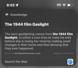 Ron Perlman Instagram - In our next discussion we’ll take up gaslighting, a practice as old as dirt but deriving its name from a goddamn movie. Ain’t culture grand!