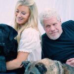 Ron Perlman Instagram - Our family had such a special time together working with @peta and discussing how important it is to adopt and never buy dogs 🐾 @allisondunbar, Harrington, and our late Sassypants want to remind everyone to help homeless and senior animals by adopting—they bring so much love into our lives ❤️🐶