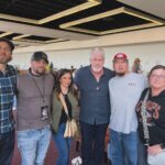 Ron Perlman Instagram - Was honored to be in the presence of Trey Filter and Paul Contreras. They were the heroes that took down the shooters at the Kansas City Chiefs Parade. Pictured here with their beautiful wives, Fred Hernandez and my kid bro Charlie Hunnam. Tough times make for great men!