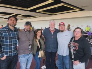 Ron Perlman Instagram - Was honored to be in the presence of Trey Filter and Paul Contreras. They were the heroes that took down the shooters at the Kansas City Chiefs Parade. Pictured here with their beautiful wives, Fred Hernandez and my kid bro Charlie Hunnam. Tough times make for great men!