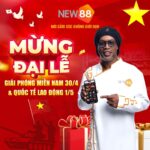 Ronaldinho Instagram - Xin chào các bạn, Tôi là Ronaldinho - Đại sứ thương hiệu của NEW88. Nhân dịp 30/4 và 1/5, chúc mọi người nhiều sức khỏe, hạnh phúc và tận hưởng kỳ nghỉ ấm áp bên gia đình.