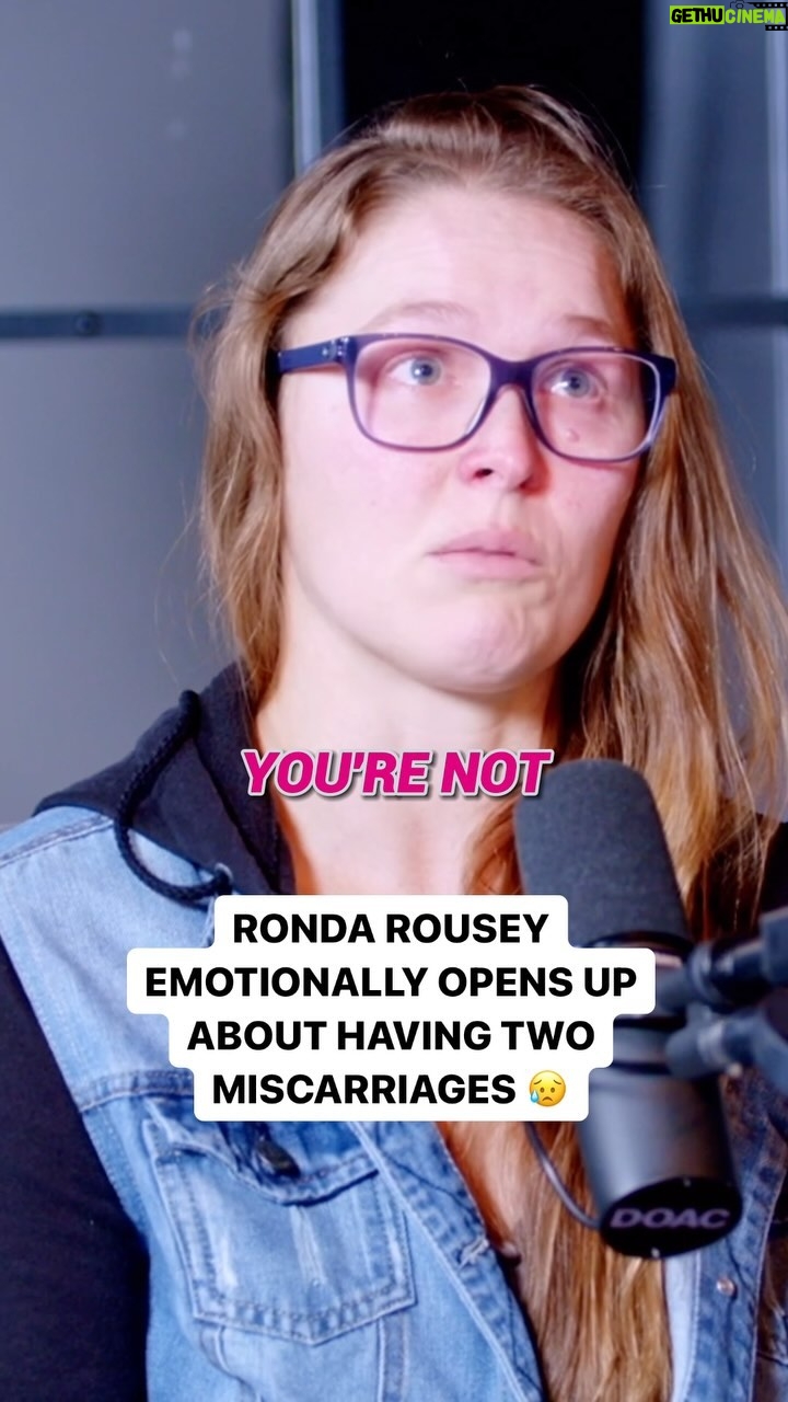 Ronda Rousey Instagram - This was heartbreaking to hear, @rondarousey is such a strong woman who’s already been through so much 💔