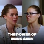 Ronda Rousey Instagram - It is so important to have a support system that recognizes you for the person you are beyond the roles you play. Having the right people in our corner gives us the strength and resilience to face challenges and to remember who we TRULY are, even in the midst of everyone trying to impose their own perceptions on us. In my candid conversation with @rondarousey, we dive into the profound impact of having a partner who can recognize you beyond your public persona and how that has helped her stay grounded despite years in the (often harsh) spotlight of the UFC and WWE. Ronda’s journey from the UFC Hall of Fame to the arenas of WWE reflects a woman of unwavering determination and I’m so excited for you to hear our conversation on this episode of @notalonepod Listen wherever you get your podcasts or on YouTube! Link in bio 🎙️ Jacket @veronicabeard Tank @favorite.daughter Pants @alc_ltd Shoes @manoloblahnik Watch @longines #notalonepod #WWE #UFC #rondarousey #selfdiscovery
