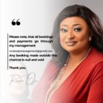Ronke Oshodi Oke Instagram – Public Announcement 👂
Thank you 🙏🏽
