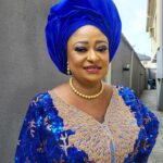 Ronke Oshodi Oke Instagram - Out for the 50th birthday of my dear brother @kunleafod. Which is your favorite slide ? Jewelry: @oriadegold_jewelry Makeup 💄@fadebeauty_glam #KunleAfodAt50